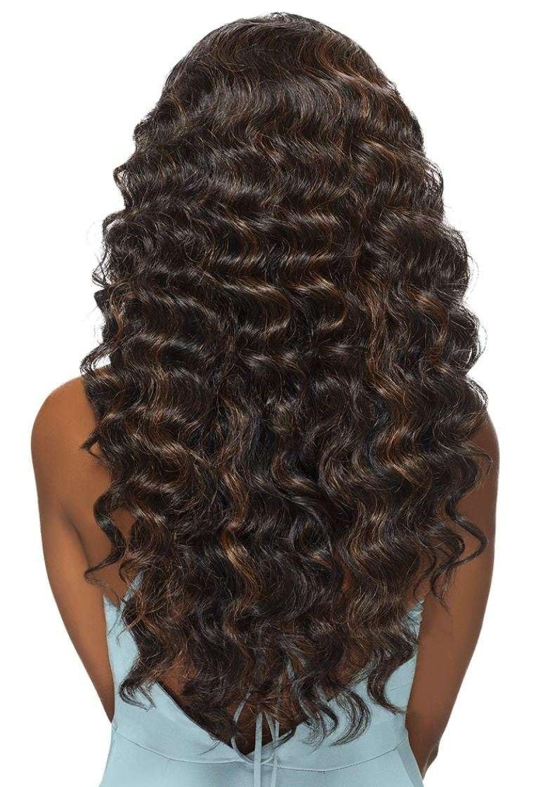 Outre Synthetic Hair Half Wig Quick Weave Ashani (1) - Black Avelisse