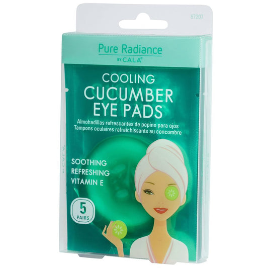 CALA Cooling Cucumber Under Eye Patches – Depuffing Eye Treatment with Cucumber Extract, Hyaluronic Acid, Aloe & Vitamin E (5 Pairs)