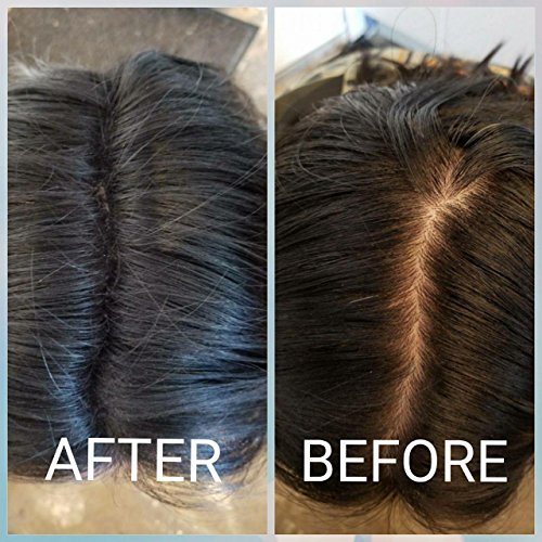 Black Hair Building Fibers – Natural Thickening Concealer for Thinning Hair, Instant Fuller Hair for Women and Men, 0.77 oz - görsel 5