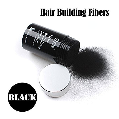 Black Hair Building Fibers – Natural Thickening Concealer for Thinning Hair, Instant Fuller Hair for Women and Men, 0.77 oz - görsel 9