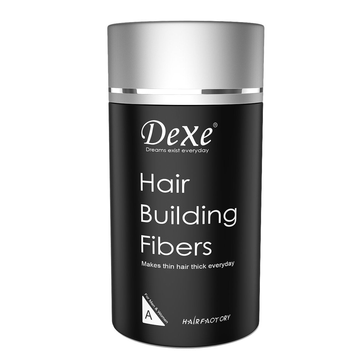 Black Hair Building Fibers – Natural Thickening Concealer for Thinning Hair, Instant Fuller Hair for Women and Men, 0.77 oz - görsel 1