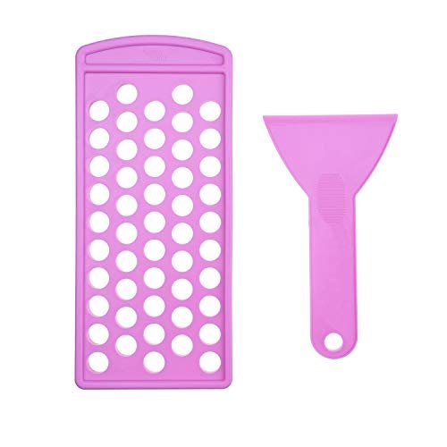 Kare & Kind Lip Balm Filling Tray and Spatula Set - Fill 50 Standard 15mm Tubes Instantly (3/16 oz / 5.5 ml Each) - görsel 2