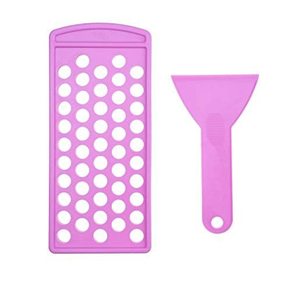 Kare & Kind Lip Balm Filling Tray and Spatula Set - Fill 50 Standard 15mm Tubes Instantly (3/16 oz / 5.5 ml Each)