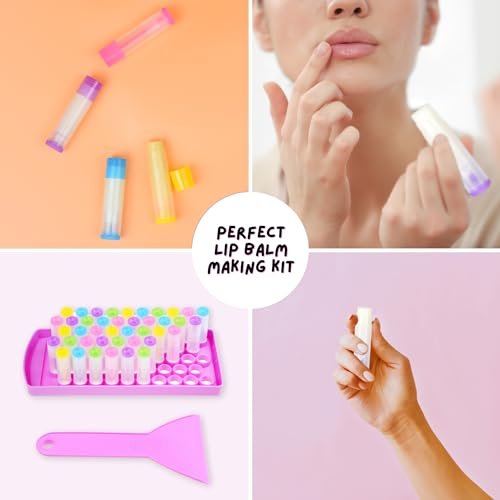 Kare & Kind Lip Balm Filling Tray and Spatula Set - Fill 50 Standard 15mm Tubes Instantly (3/16 oz / 5.5 ml Each) - görsel 11