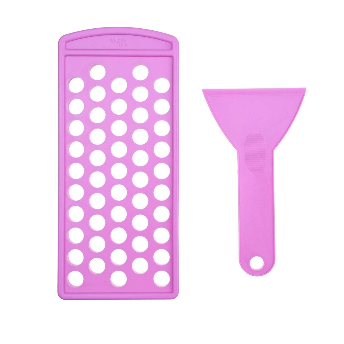 Kare & Kind Lip Balm Filling Tray and Spatula Set - Fill 50 Standard 15mm Tubes Instantly (3/16 oz / 5.5 ml Each) - görsel 1