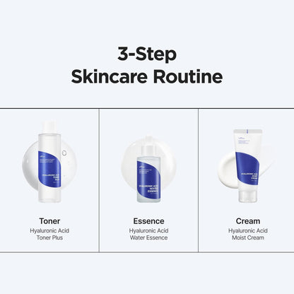 ISNTREE Hyaluronic Acid Moist Cream 100ml - Deep Hydration Face Moisturizer for Dry Skin, Balances Oil & Moisture, Lightweight & Non-Greasy, Fragrance-Free, Korean Skincare Avelisse