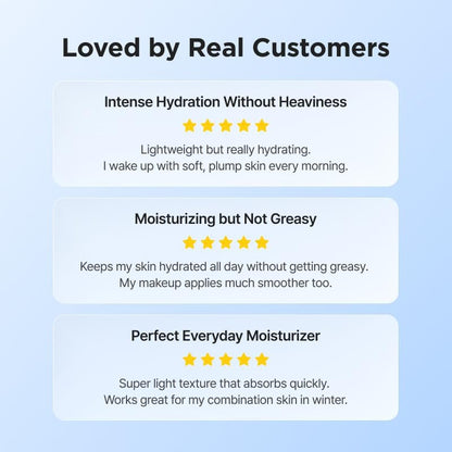 ISNTREE Hyaluronic Acid Moist Cream 100ml - Deep Hydration Face Moisturizer for Dry Skin, Balances Oil & Moisture, Lightweight & Non-Greasy, Fragrance-Free, Korean Skincare Avelisse