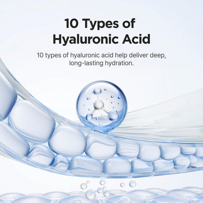 ISNTREE Hyaluronic Acid Moist Cream 100ml - Deep Hydration Face Moisturizer for Dry Skin, Balances Oil & Moisture, Lightweight & Non-Greasy, Fragrance-Free, Korean Skincare Avelisse