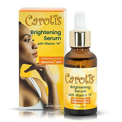 CAROTÏS Skin Brightening Serum with Carrot Oil & Vitamin A – Dark Circles, Wrinkles & Spots Corrector, 30 ml Avelisse