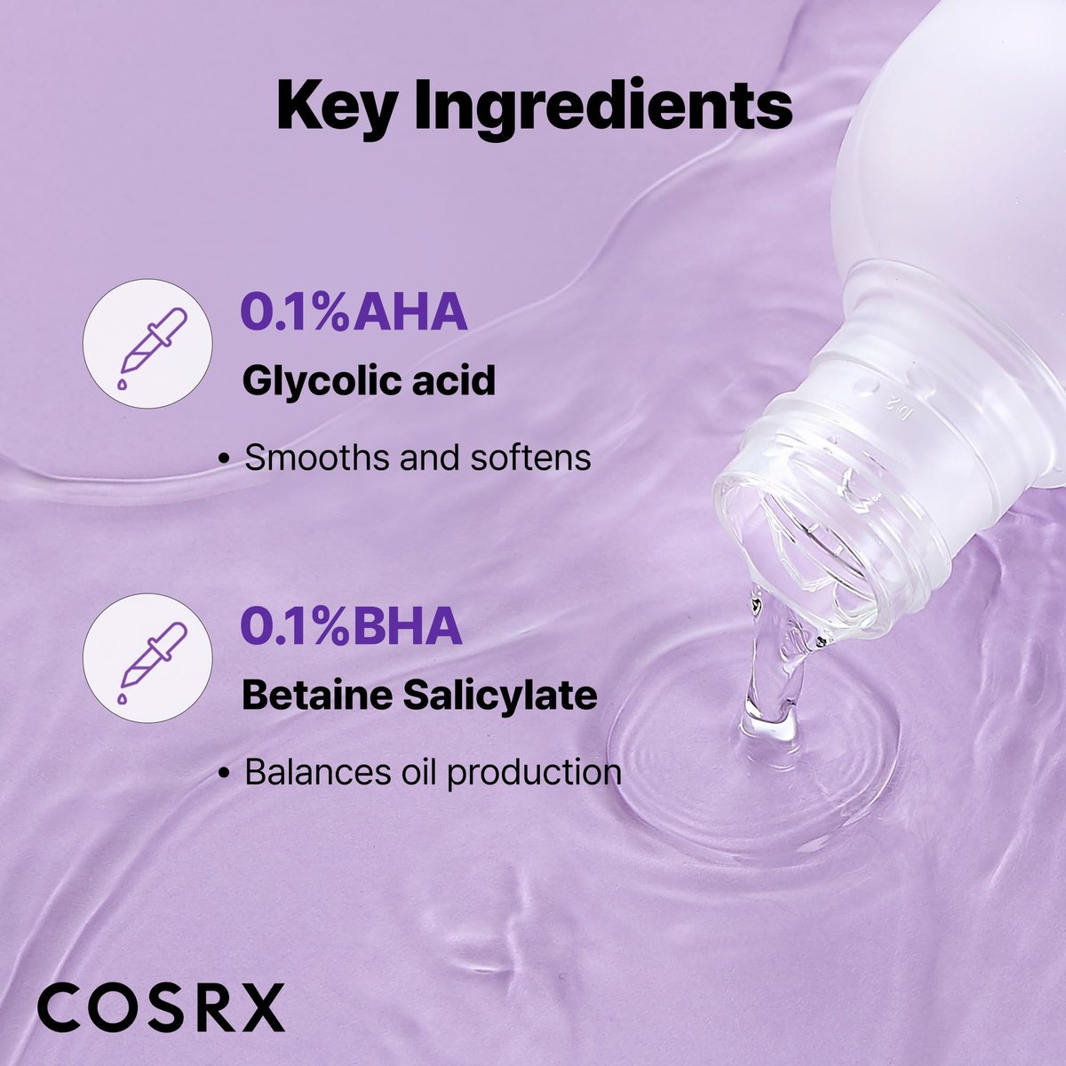 COSRX AHA/BHA Treatment Toner - 5.07 fl.oz (150ml) - Facial Exfoliating Spray for Whiteheads, Pores & Uneven Skin - Korean Skin Care, Not Tested on Animals Avelisse
