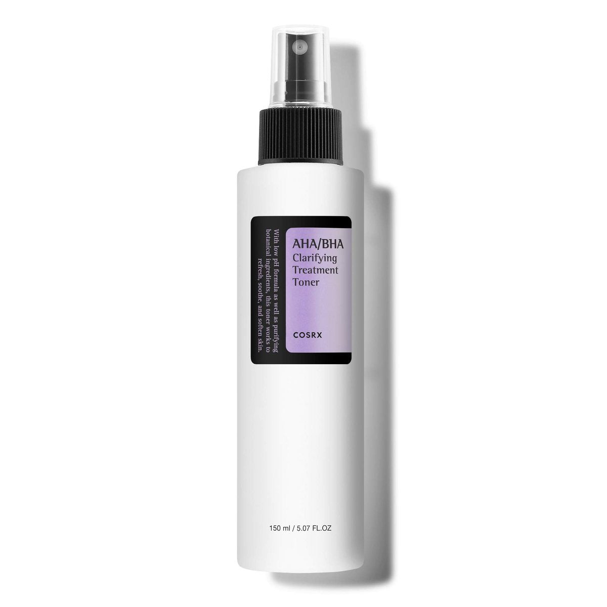 COSRX AHA/BHA Treatment Toner - 5.07 fl.oz (150ml) - Facial Exfoliating Spray for Whiteheads, Pores & Uneven Skin - Korean Skin Care, Not Tested on Animals Avelisse