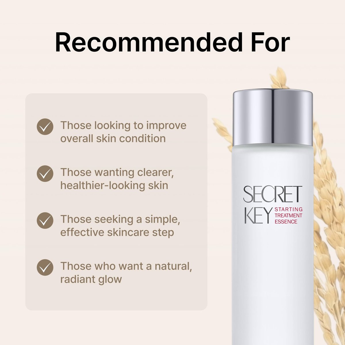 Secret Key Starting Care Essence Toner – Galactomyces Ferment Filtrate with Adenosine for Radiance Glass Skin, Hydrating Essence, Helps Improve Uneven Skin Tone, Korean Skin Care, 5.24 Fl Oz Avelisse