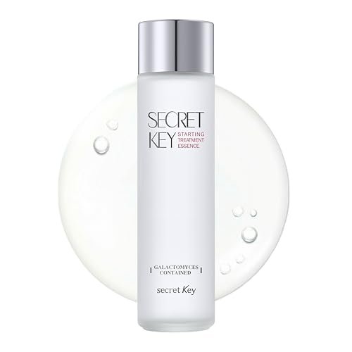 Secret Key Starting Care Essence Toner – Galactomyces Ferment Filtrate with Adenosine for Radiance Glass Skin, Hydrating Essence, Helps Improve Uneven Skin Tone, Korean Skin Care, 5.24 Fl Oz Avelisse