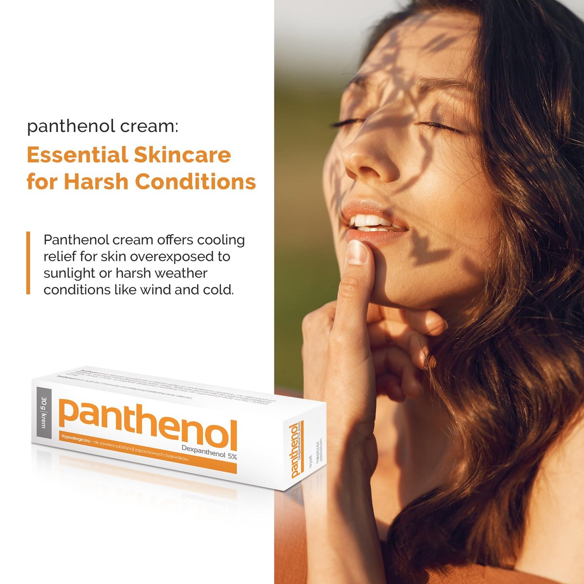 Panthenol Cream – Moisturizing & Nourishing Care for Sun-Exposed & Sensitive Skin – 30g Avelisse