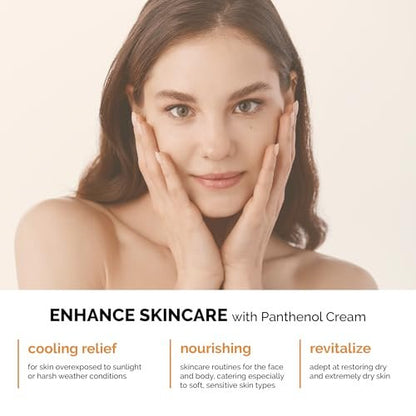 Panthenol Cream – Moisturizing & Nourishing Care for Sun-Exposed & Sensitive Skin – 30g Avelisse