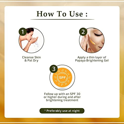 Papaya Brightening Cream 50g - Alpha Arbutin & Aloe Vera for Radiant, Even Skin Tone Avelisse