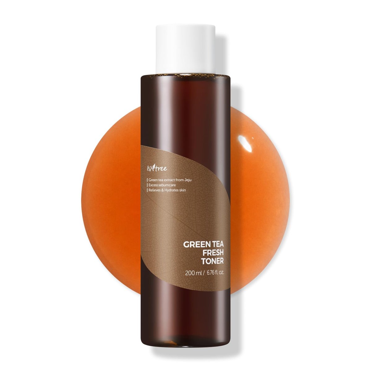 ISNTREE Green Tea Fresh Toner 200ml - Korean Hydrating Toner for Oily & Acne-Prone Skin, Sebum Control, 6.76 fl oz - görsel 1