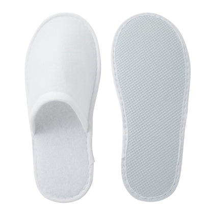 Juvale Disposable Slippers for Guests - Individually Wrapped Spa & Hotel Slippers - Slip-Resistant Shoes - Travel-Friendly Disposable Shoes - Medium (Men’s US 10/Women’s US 11) White - Pack of 24 Avelisse