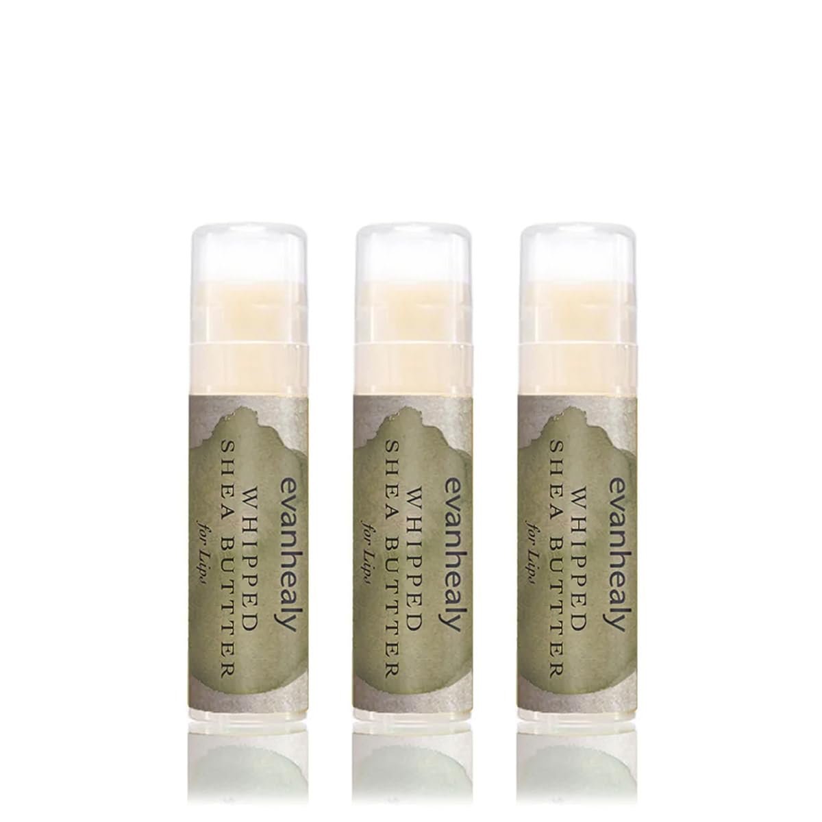 evanhealy Whipped Shea Butter for Lips (3 Pack) – Organic Red Raspberry Seed Oil, Beeswax & Argan Oil Moisturizing Lip Balm Avelisse