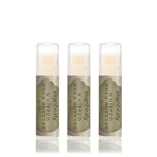 evanhealy Whipped Shea Butter for Lips (3 Pack) – Organic Red Raspberry Seed Oil, Beeswax & Argan Oil Moisturizing Lip Balm Avelisse