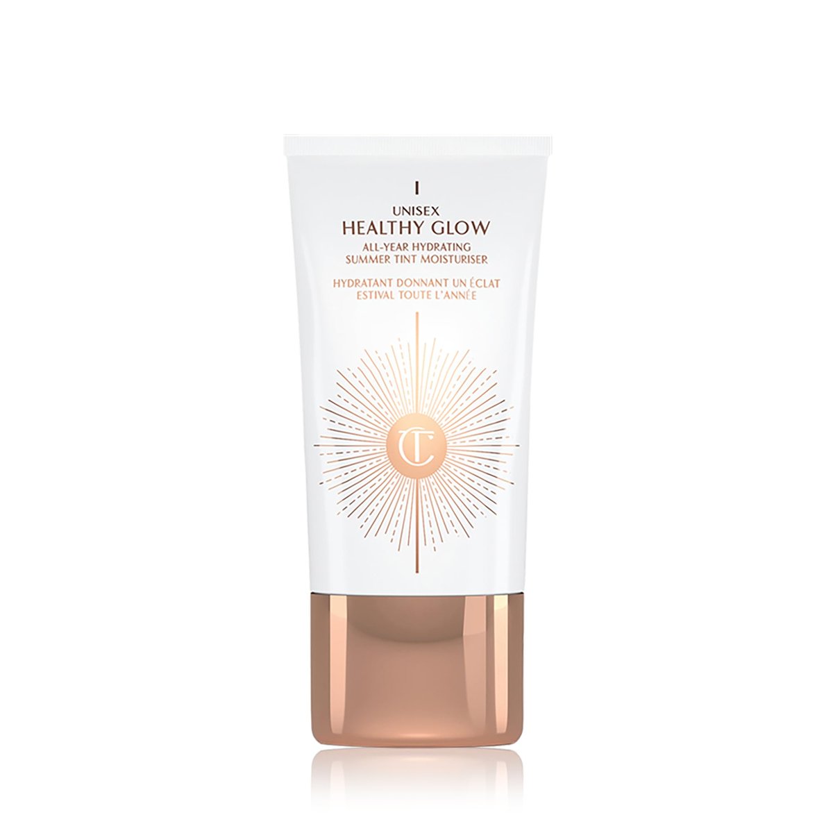 Charlotte Tilbury Unisex Healthy Glow Skin Tint - Hydrating Tinted Moisturizer with Bronzing Tan Pigments for Natural Tan & Glow Avelisse