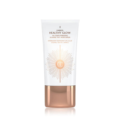 Charlotte Tilbury Unisex Healthy Glow Skin Tint - Hydrating Tinted Moisturizer with Bronzing Tan Pigments for Natural Tan & Glow Avelisse