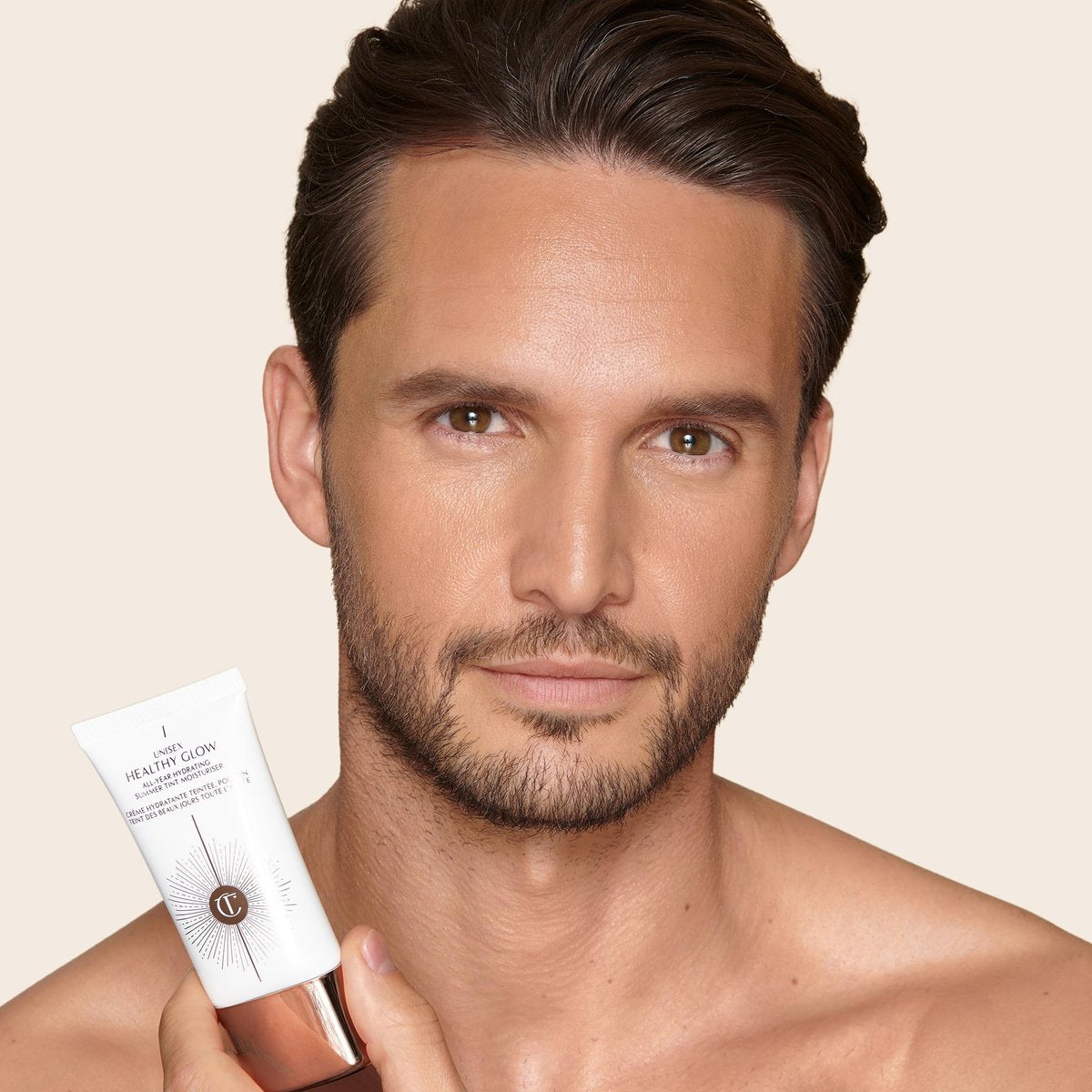 Charlotte Tilbury Unisex Healthy Glow Skin Tint - Hydrating Tinted Moisturizer with Bronzing Tan Pigments for Natural Tan & Glow Avelisse
