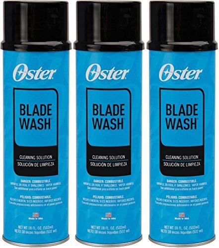 Oster Blade Wash Liquid Blade Dip (3 Pack) – 18 oz Each – Professional Razor Blade Cleaner & Lubricant Avelisse