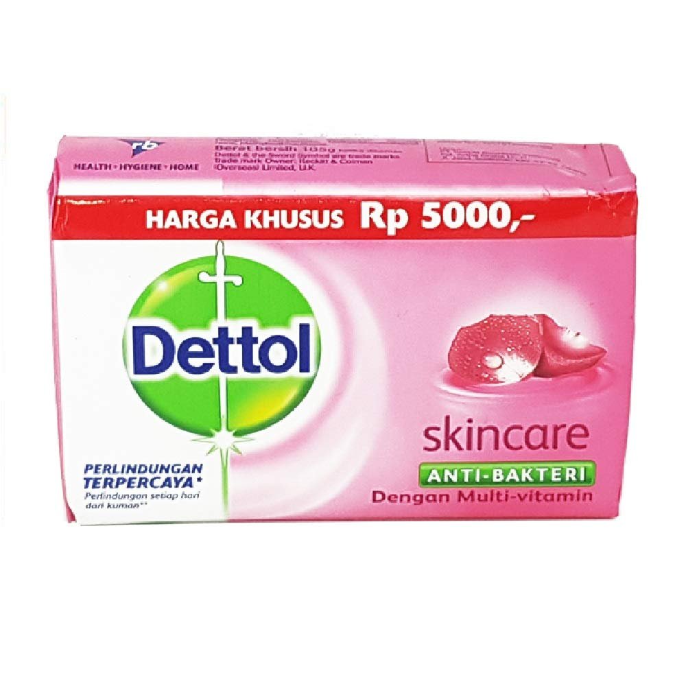 Dettol Skincare Soap 105g x 6 Bars – Gentle & Protective Cleanse Avelisse