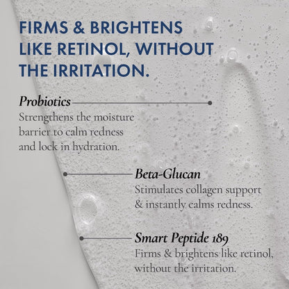 Glowbiotics Probiotic Revitalizing Cleanser - Anti-Aging Face Wash with Peptides for Hormonal, Dry & Mature Skin - 5 oz Hydrating Gel Avelisse