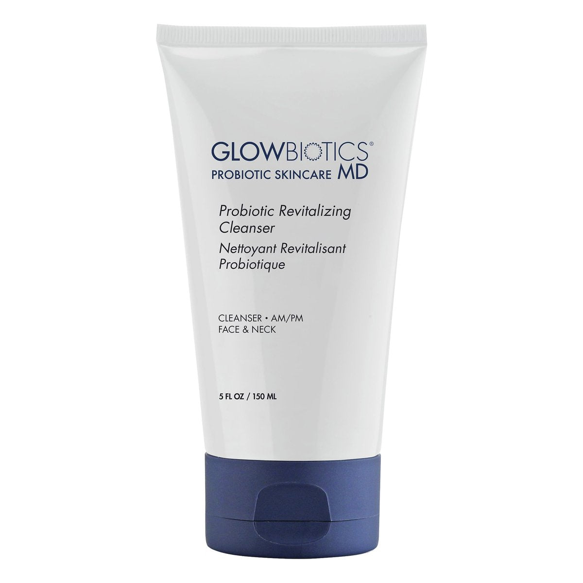 Glowbiotics Probiotic Revitalizing Cleanser - Anti-Aging Face Wash with Peptides for Hormonal, Dry & Mature Skin - 5 oz Hydrating Gel Avelisse
