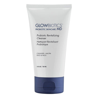 Glowbiotics Probiotic Revitalizing Cleanser - Anti-Aging Face Wash with Peptides for Hormonal, Dry & Mature Skin - 5 oz Hydrating Gel Avelisse
