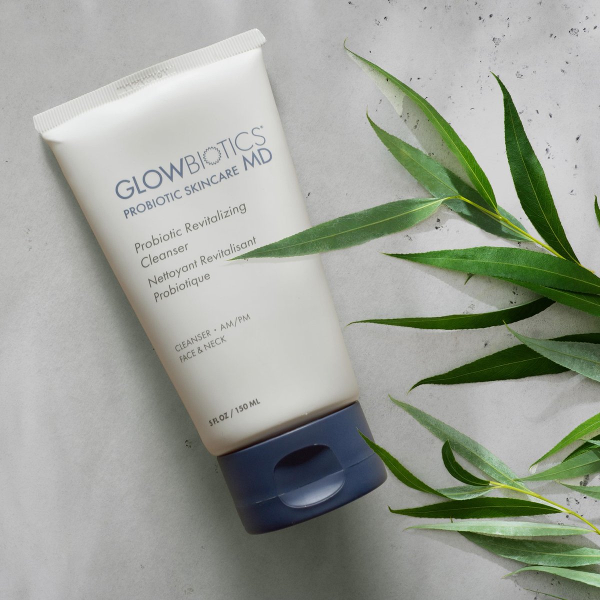 Glowbiotics Probiotic Revitalizing Cleanser - Anti-Aging Face Wash with Peptides for Hormonal, Dry & Mature Skin - 5 oz Hydrating Gel Avelisse