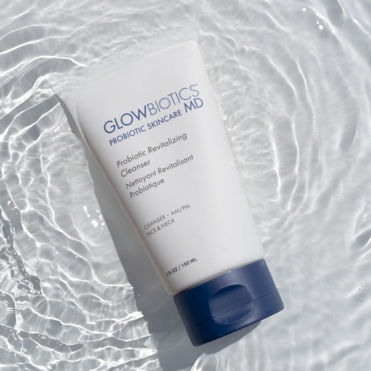 Glowbiotics Probiotic Revitalizing Cleanser - Anti-Aging Face Wash with Peptides for Hormonal, Dry & Mature Skin - 5 oz Hydrating Gel Avelisse