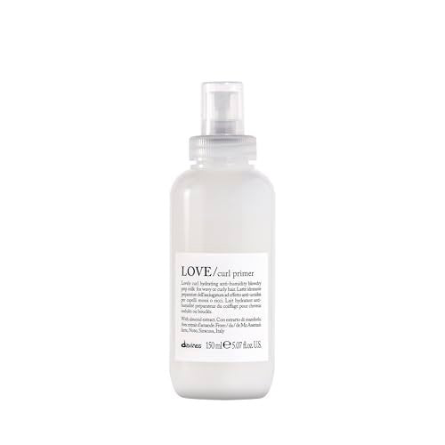 Davines LOVE Curl Primer - Moisturizing Anti-Humidity Heat Protectant Prepping Milk for Wavy and Curly Hair, 5.07 Fl Oz Avelisse
