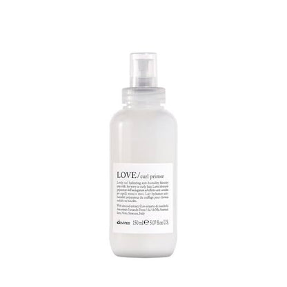 Davines LOVE Curl Primer - Moisturizing Anti-Humidity Heat Protectant Prepping Milk for Wavy and Curly Hair, 5.07 Fl Oz Avelisse