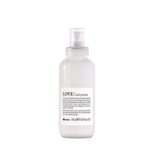 Davines LOVE Curl Primer - Moisturizing Anti-Humidity Heat Protectant Prepping Milk for Wavy and Curly Hair, 5.07 Fl Oz Avelisse