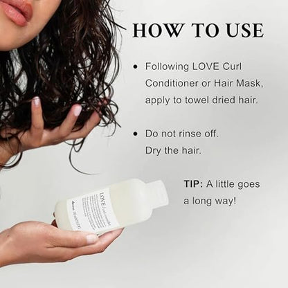 Davines LOVE Curl Controller - Anti-Frizz Cream for Wavy & Curly Hair, Defines Texture with Almond Extract, 5.07 Fl Oz Avelisse