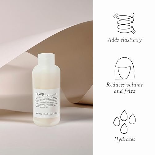 Davines LOVE Curl Controller - Anti-Frizz Cream for Wavy & Curly Hair, Defines Texture with Almond Extract, 5.07 Fl Oz Avelisse