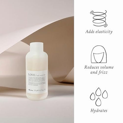 Davines LOVE Curl Controller - Anti-Frizz Cream for Wavy & Curly Hair, Defines Texture with Almond Extract, 5.07 Fl Oz Avelisse