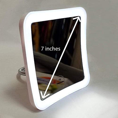 SunplusTrade LED Makeup Mirror with 7X Magnification – Portable Cordless Suction Cup Mirror with Flexible Gooseneck Avelisse