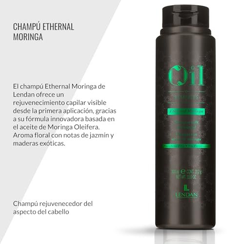 Lendan Ethernal Moringa Sulfate-Free Shampoo – Hydrating Shampoo for Dry & Damaged Hair with Moringa Oil, 300 ml - görsel 4
