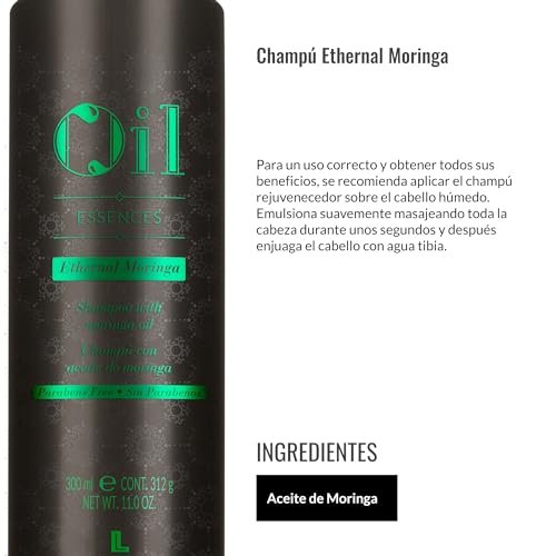 Lendan Ethernal Moringa Sulfate-Free Shampoo – Hydrating Shampoo for Dry & Damaged Hair with Moringa Oil, 300 ml - görsel 8