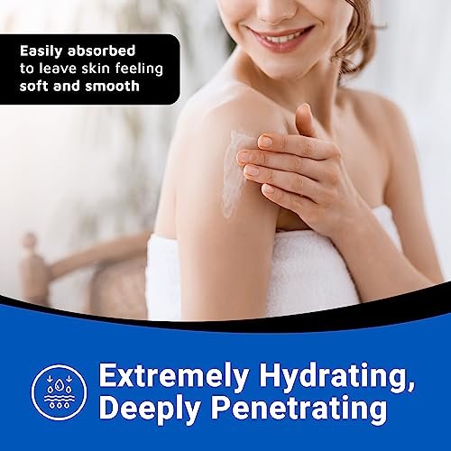 Dermal Therapy Alpha Hydroxy Lotion – 10% Urea + 10% Lactic Acid, Fragrance-Free Body Lotion for Dry, Cracked Skin, Non-Greasy Exfoliating Moisturizer & Keratosis Pilaris Treatment, 16 fl oz (474 ml) Avelisse