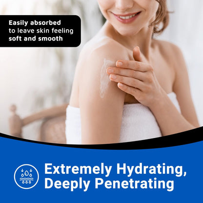 Dermal Therapy Alpha Hydroxy Lotion – 10% Urea + 10% Lactic Acid, Fragrance-Free Body Lotion for Dry, Cracked Skin, Non-Greasy Exfoliating Moisturizer & Keratosis Pilaris Treatment, 16 fl oz (474 ml) Avelisse