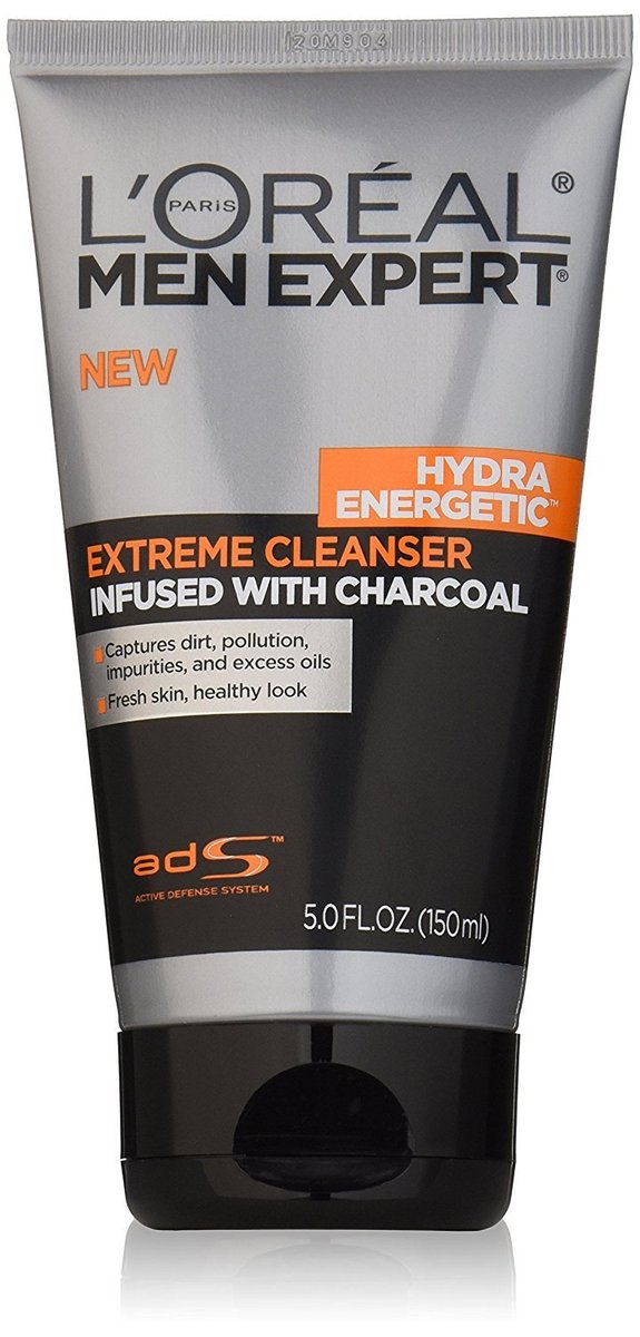 L'Oreal Paris Men Expert Charcoal Facial Cleanser & Anti-Wrinkle & Firming Face Moisturizer Gift Set (Set of 2) Avelisse