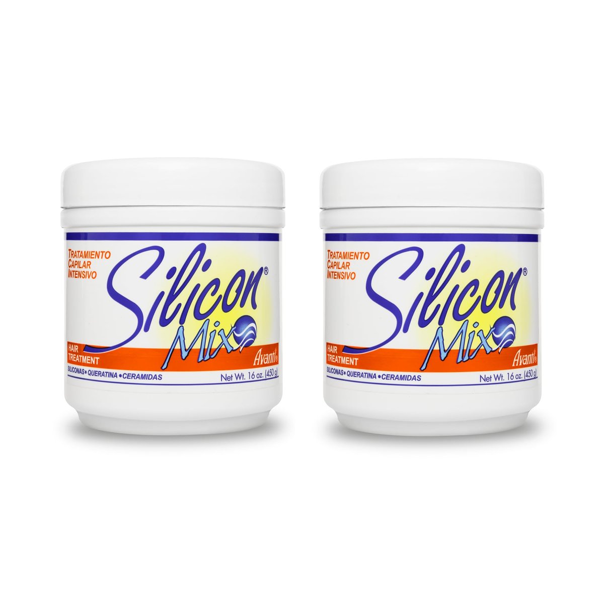 Silicon Mix Treatment 16 oz (2 Pack) - Intensive Hair Repair & Moisture Avelisse