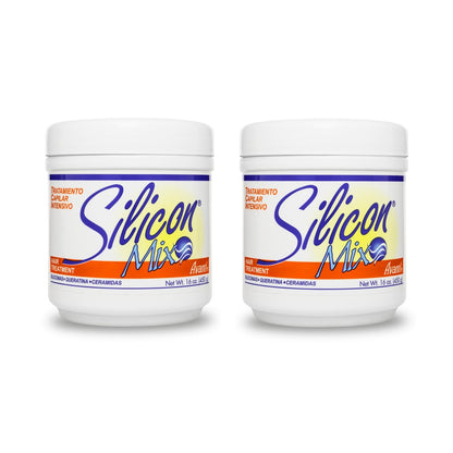 Silicon Mix Treatment 16 oz (2 Pack) - Intensive Hair Repair & Moisture Avelisse