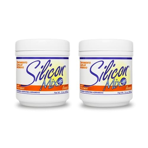 Silicon Mix Treatment 16 oz (2 Pack) - Intensive Hair Repair & Moisture Avelisse