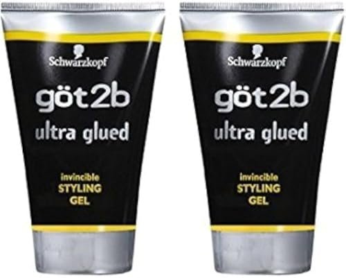 Got 2b Ultra Glued Invincible Styling Gel - Extreme Hold, 1.25 oz (Pack of 2) - görsel 1